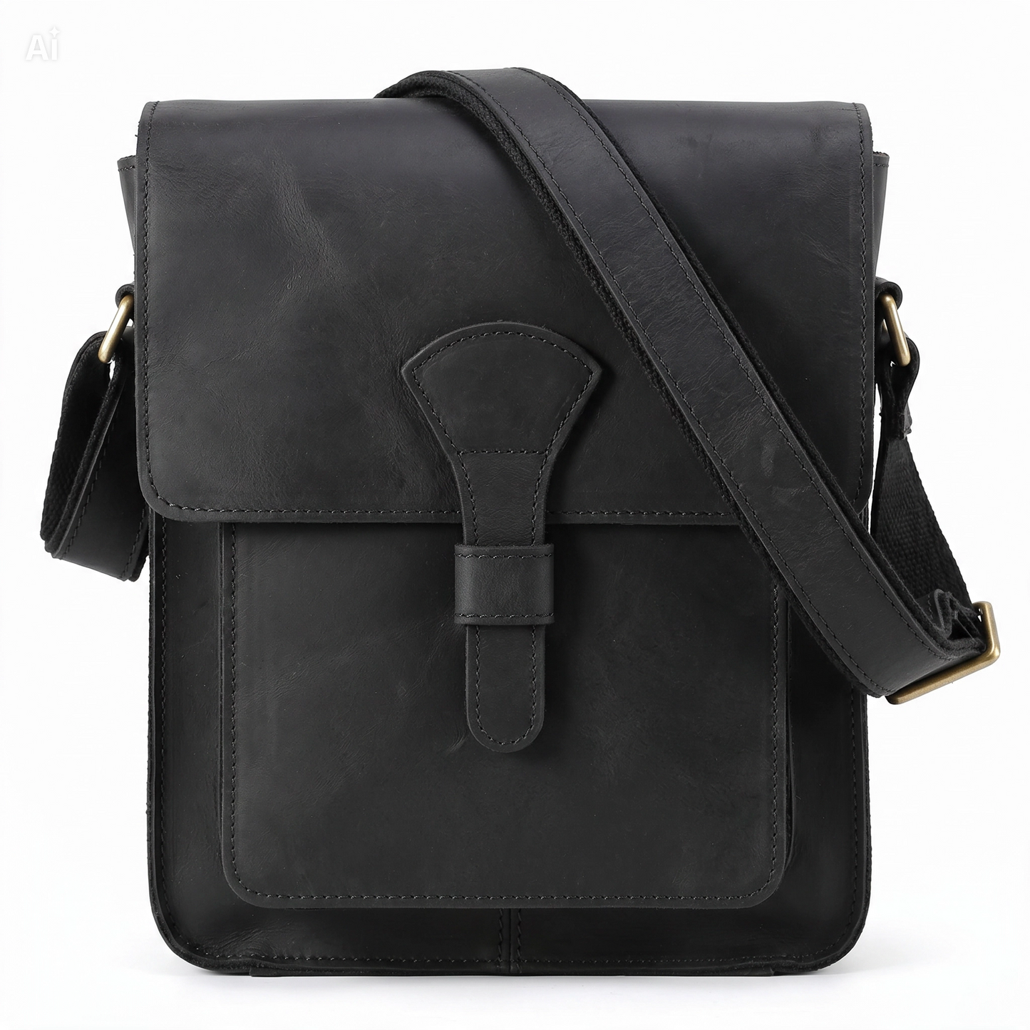 SHUJAA The Heritage Leather Crossbody Messenger Bag