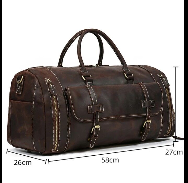 SAFIRI The Expedition Leather Weekender