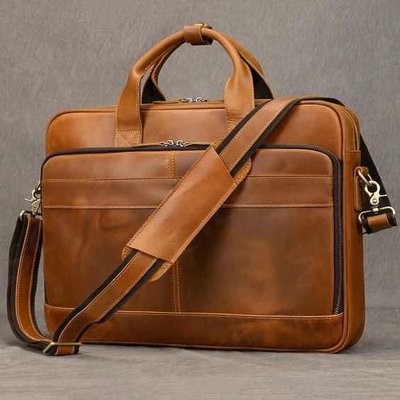 HODARI The Executive Leather Briefcase