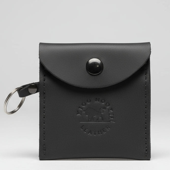 Full grain leather ladies coin pouch 