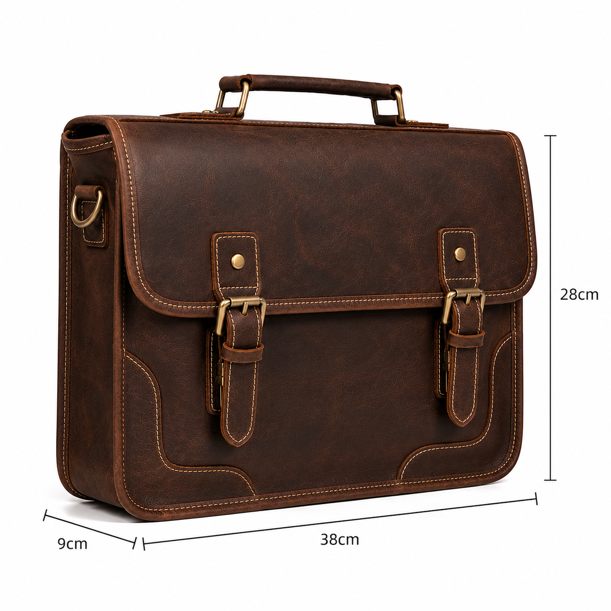 MWANASHERIA The Executive Leather Briefcase