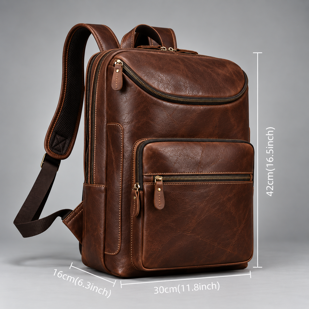 Kioo Ngozi Leather – The Kiongozi Apex Backpack