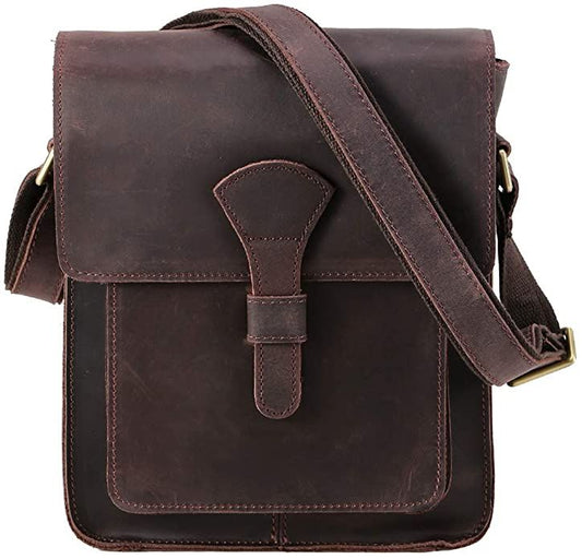 Mlinzi Crossbody Satchel – Full-Grain Leather Guardian of Style & Strength