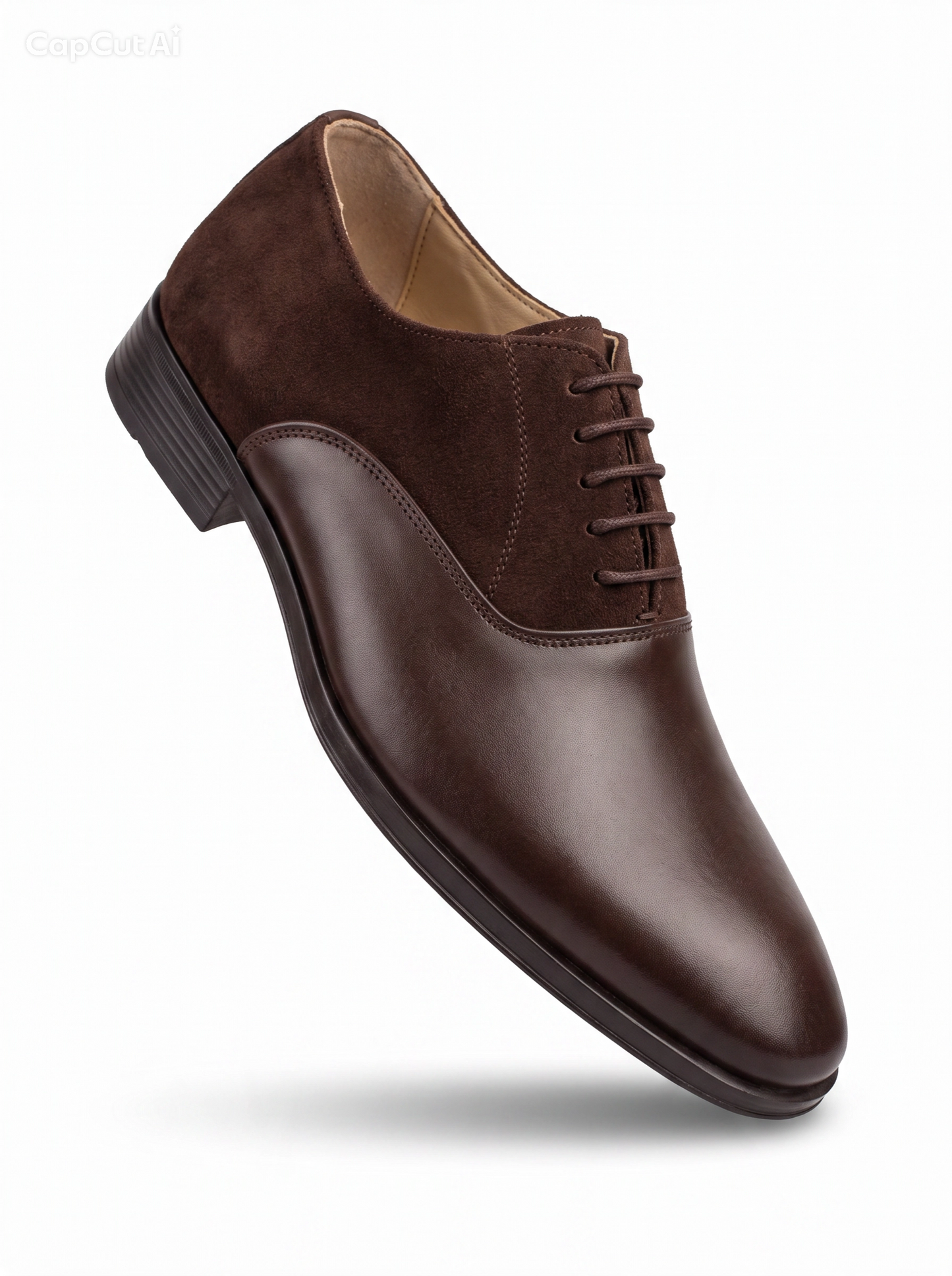 TABASAMU The Executive Dual Texture Leather Oxford
