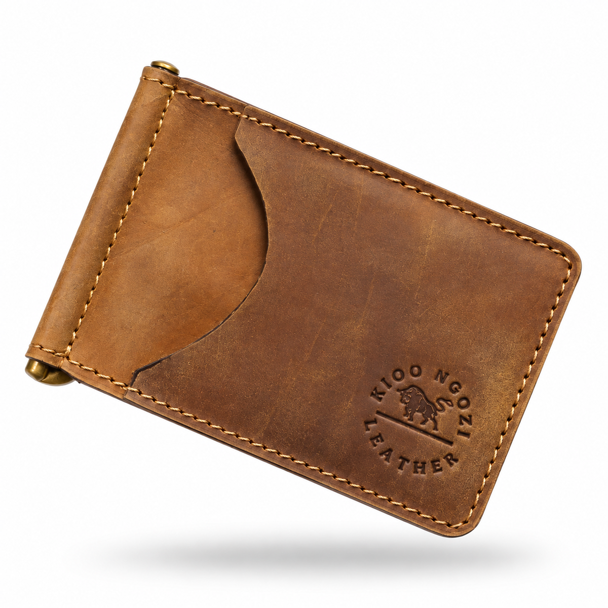 THAMANI Leather Money Clip Wallet