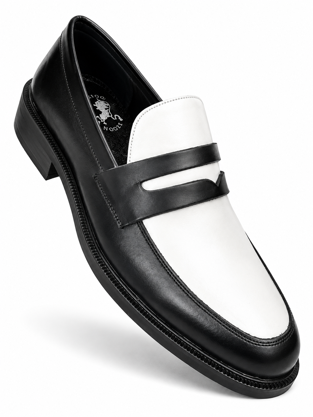 The Pendo Monochrome Loafer — Bold Contrast. Effortless Presence.
