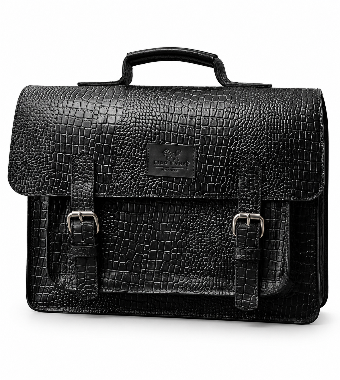 Command Brief Case The Balozi Croc Executive Briefcase — Command Respect. Carry Power ...