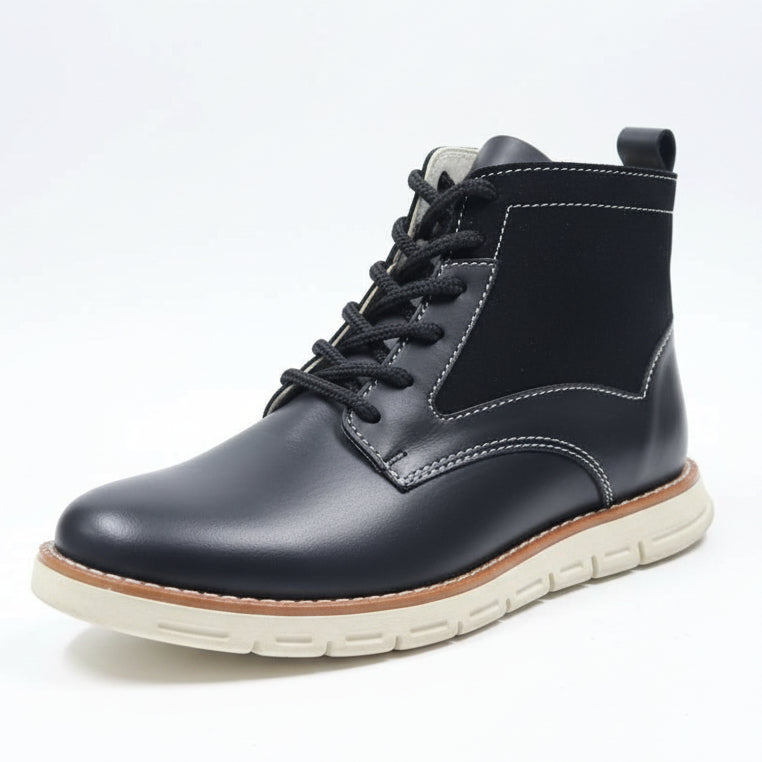 Kioo Ngozi Leather – The Kiongozi Apex Boot (Black Edition)