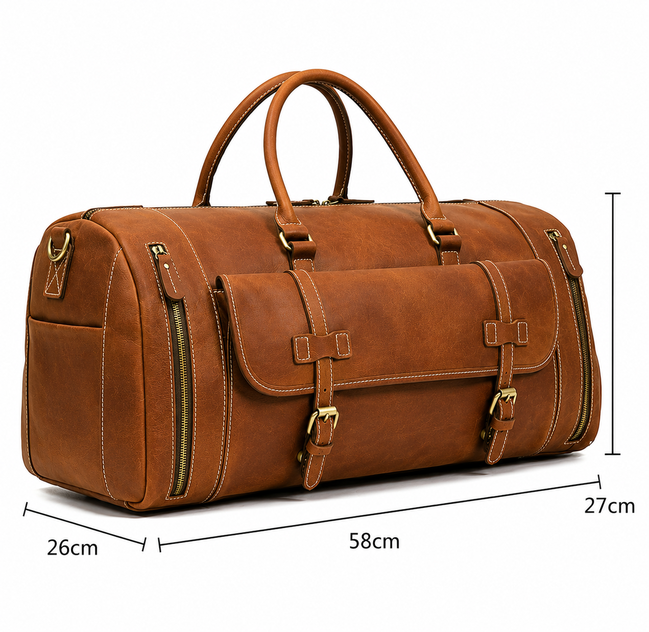 SAFIRI The Expedition Leather Weekender