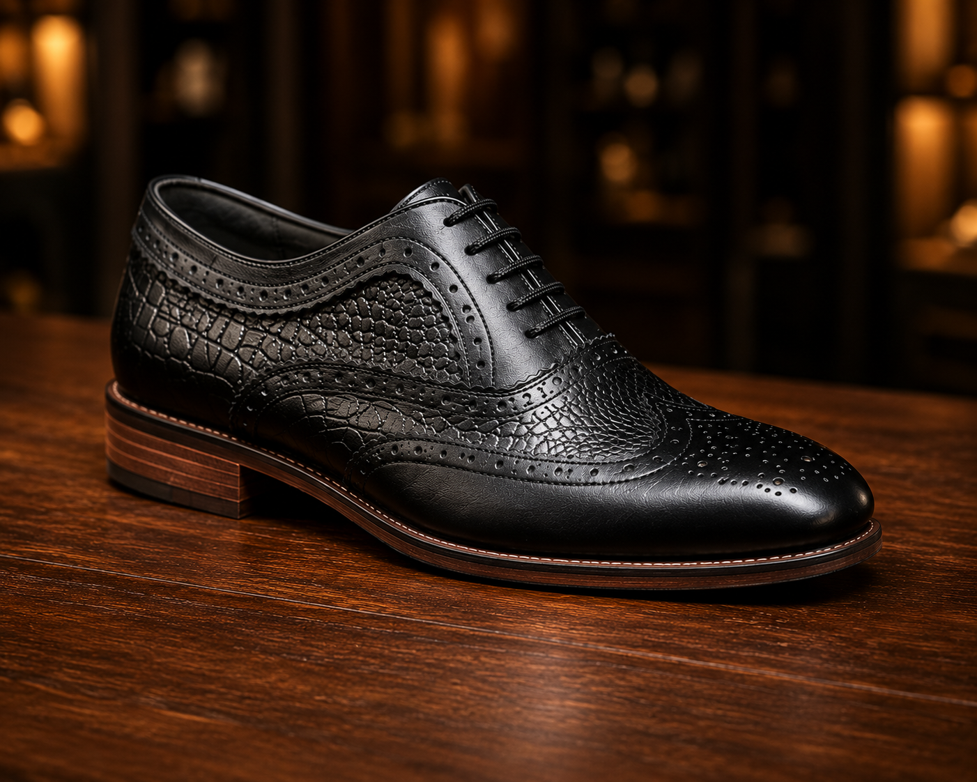 HESHIMA The Executive Wingtip Oxford