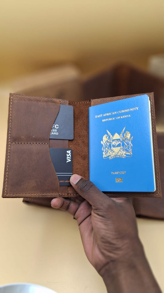 Kioo Ngozi Full Grain Leather Passport Holders