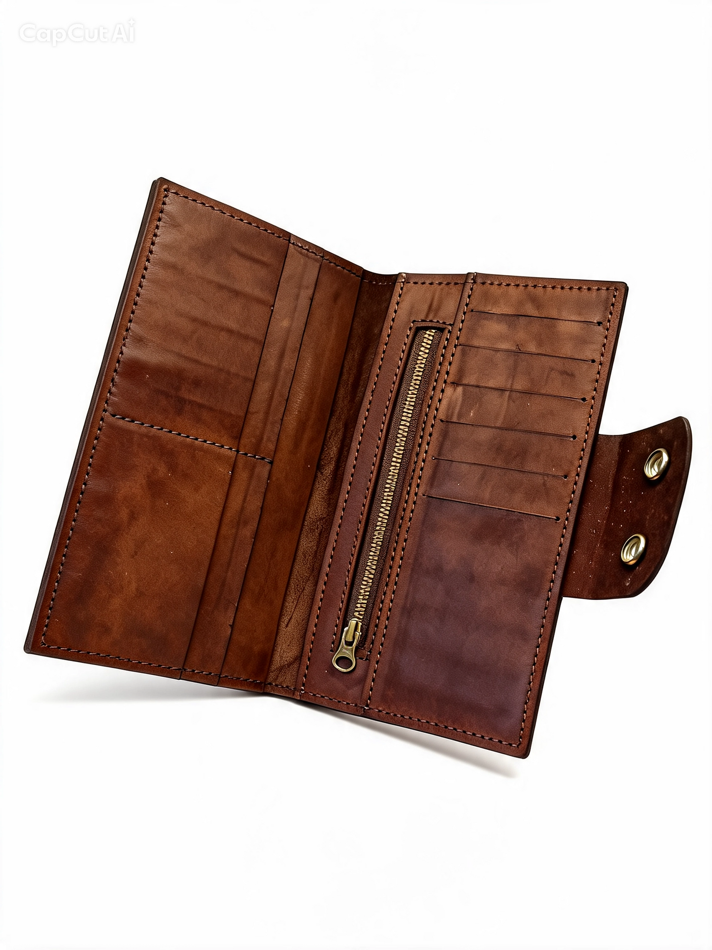 MALKIA The Full Grain Leather Long Wallet