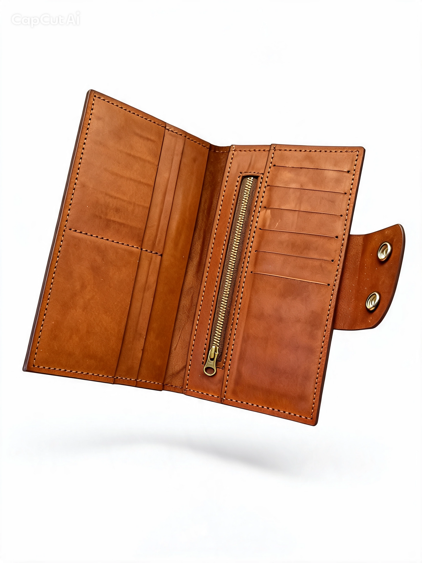 MALKIA The Full Grain Leather Long Wallet