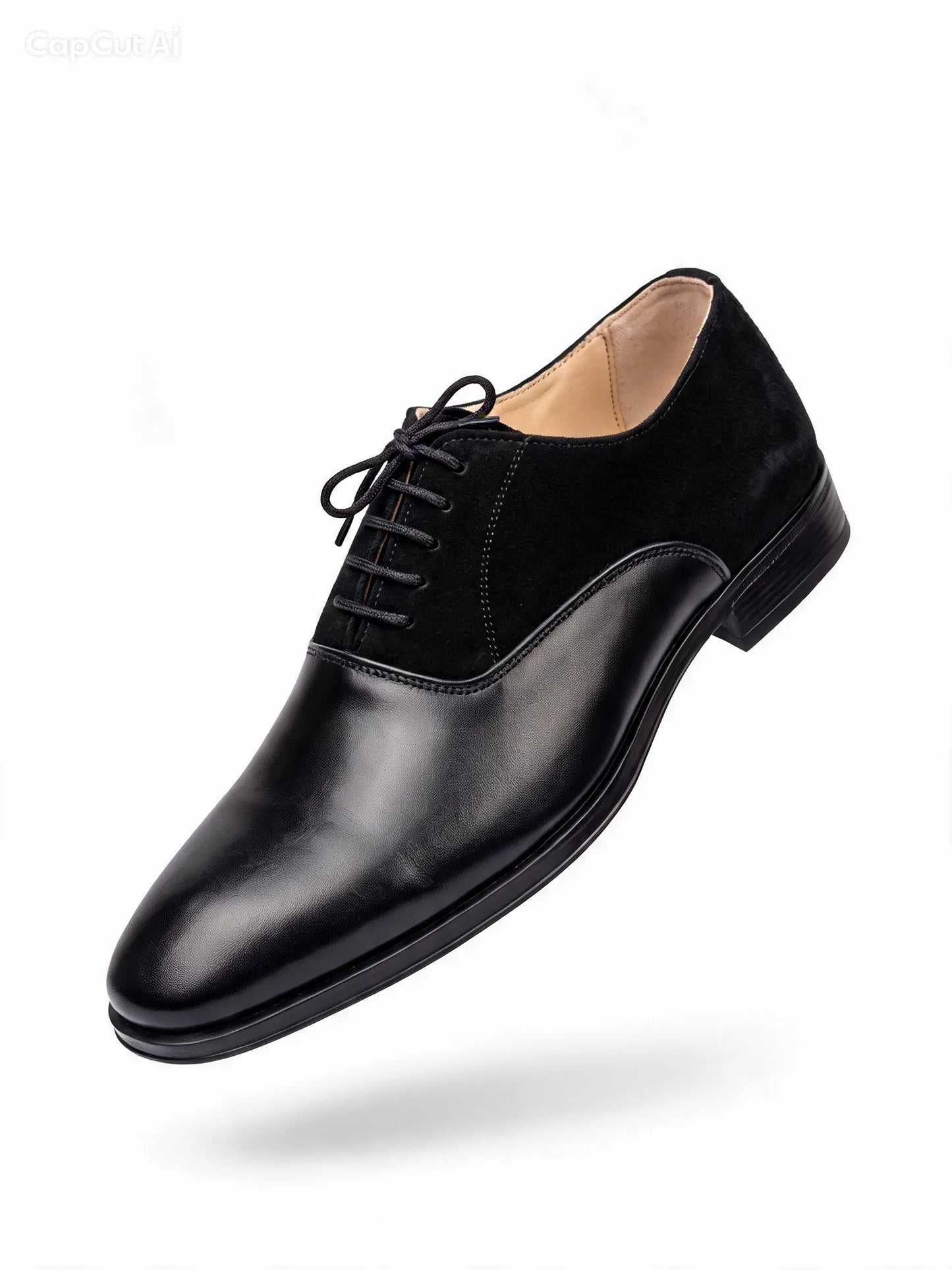 TABASAMU The Executive Dual Texture Leather Oxford