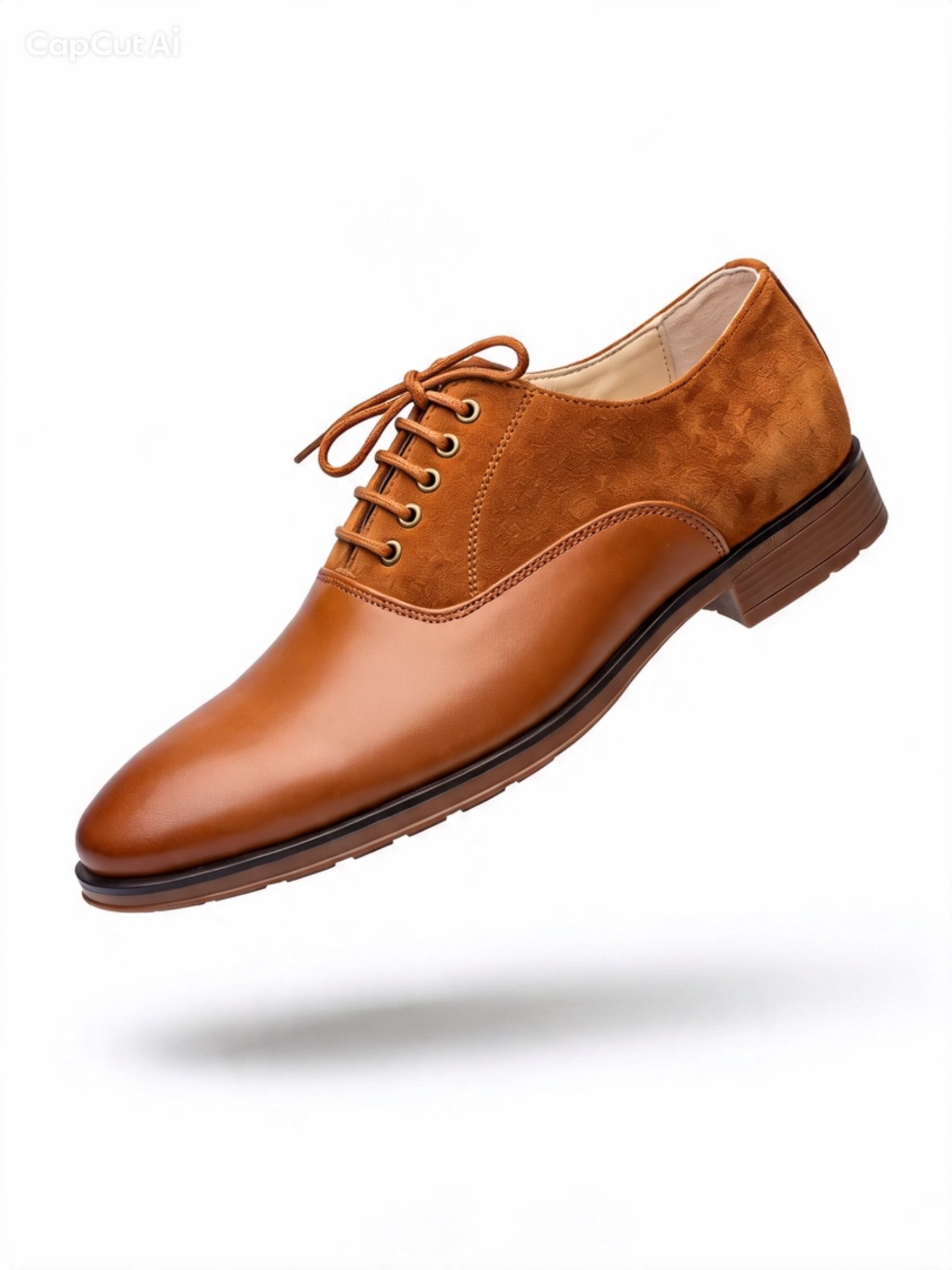 TABASAMU The Executive Dual Texture Leather Oxford