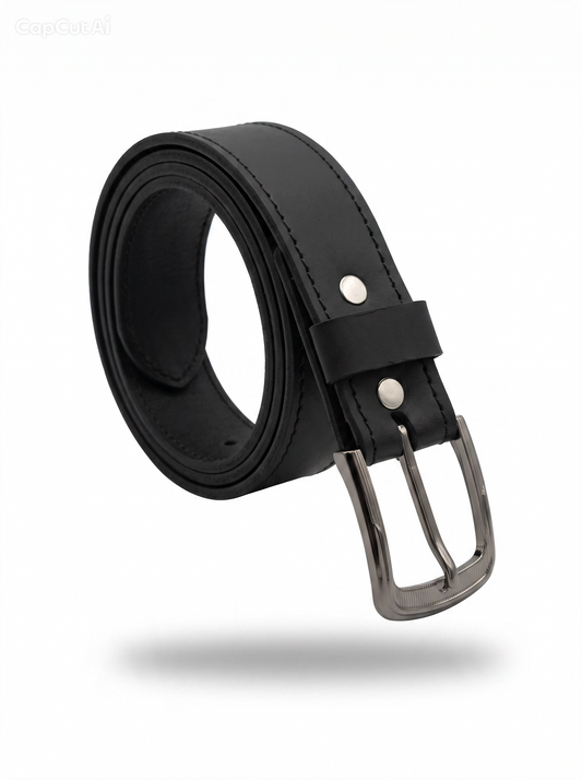 NGUVU Classic 1.25" For Official Wear Single Sided Leather Belt